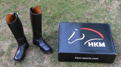Hkm leder reitstiefel - reitstiefel,